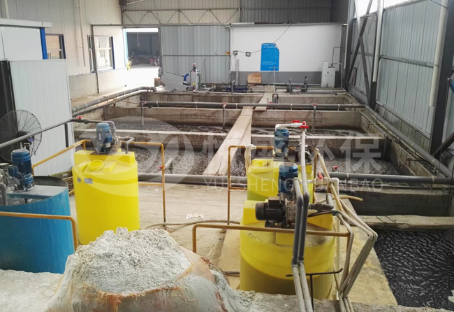 食品污水处理设备运行现场